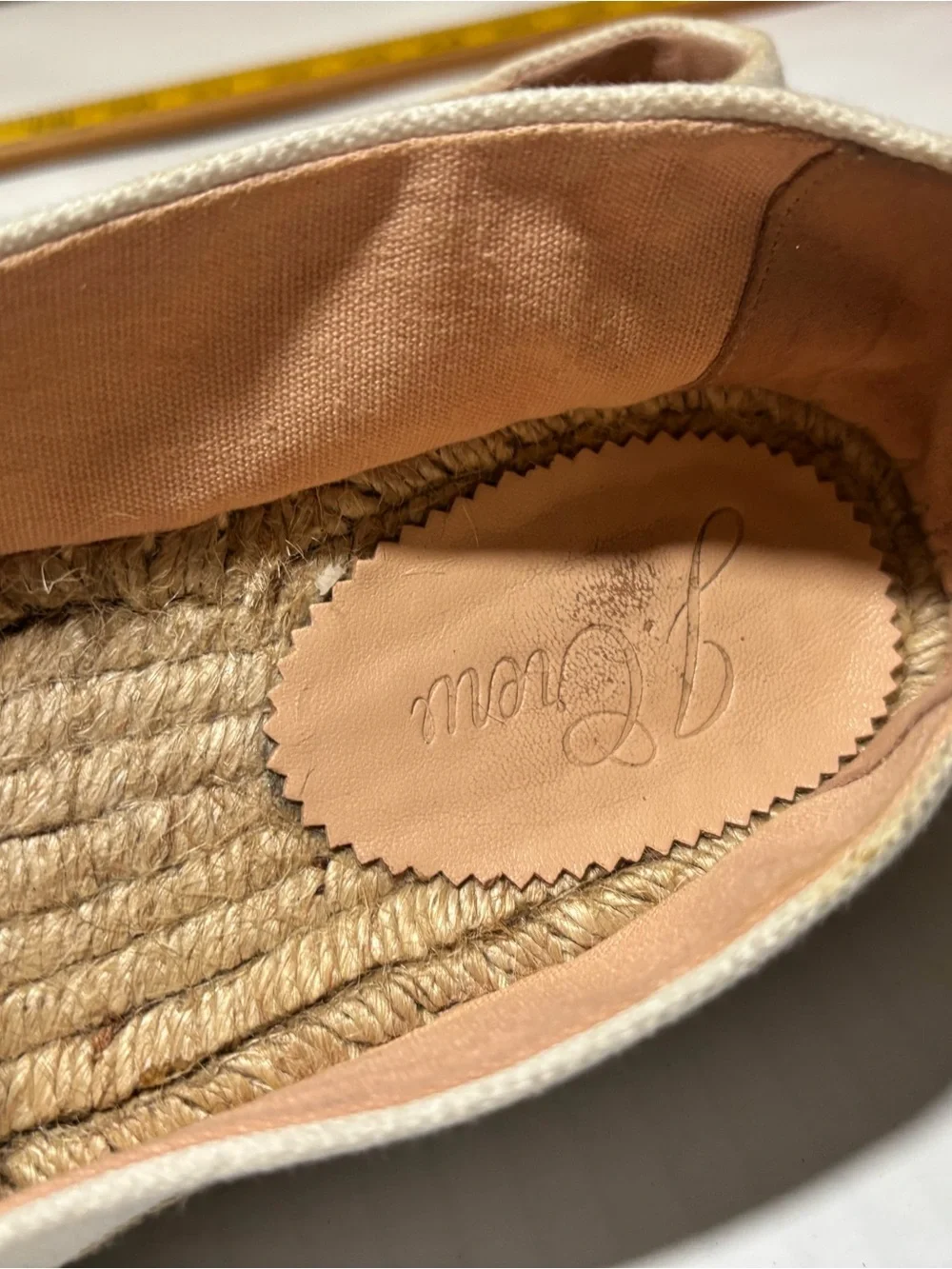 J. Crew White Canvas Espadrille Flats